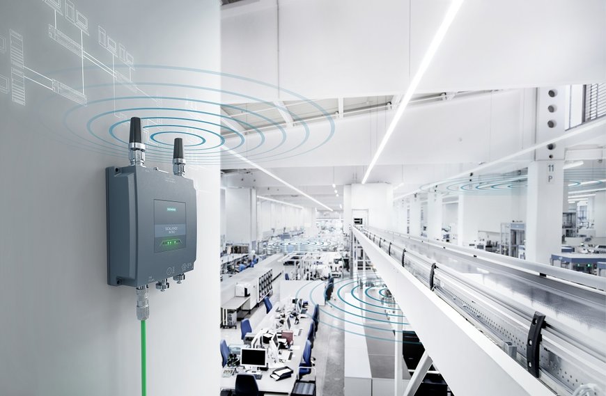 Siemens amplia su cartera de redes inalámbricos  con Wi-Fi 6 para aplicaciones industriales